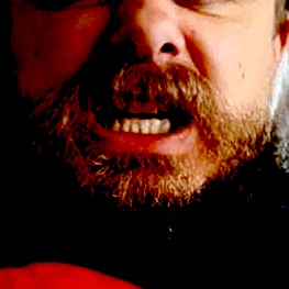 me, mid-transformation